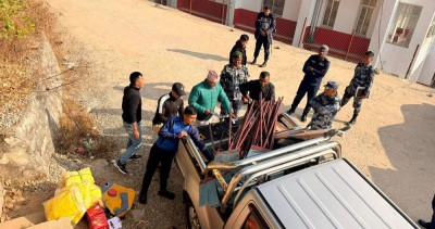  हिउँदयाम सुरु भएसँगै डढेलोको जोखिम, रोकथाम गर्न सामग्री हस्तान्तरण 